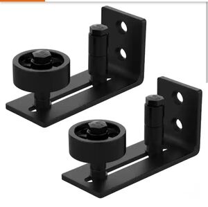 WINSOON 4.8 in. Sliding Barn Door Floor Guide, 8-in-1 Adjustable Floor Guide...